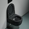 Ceramica Nova Modena CN6063MDH Подвесной унитаз c ультра тонким сидением и крышкой с функцией плавного закрытия, цвет: темный антрацит матовый
