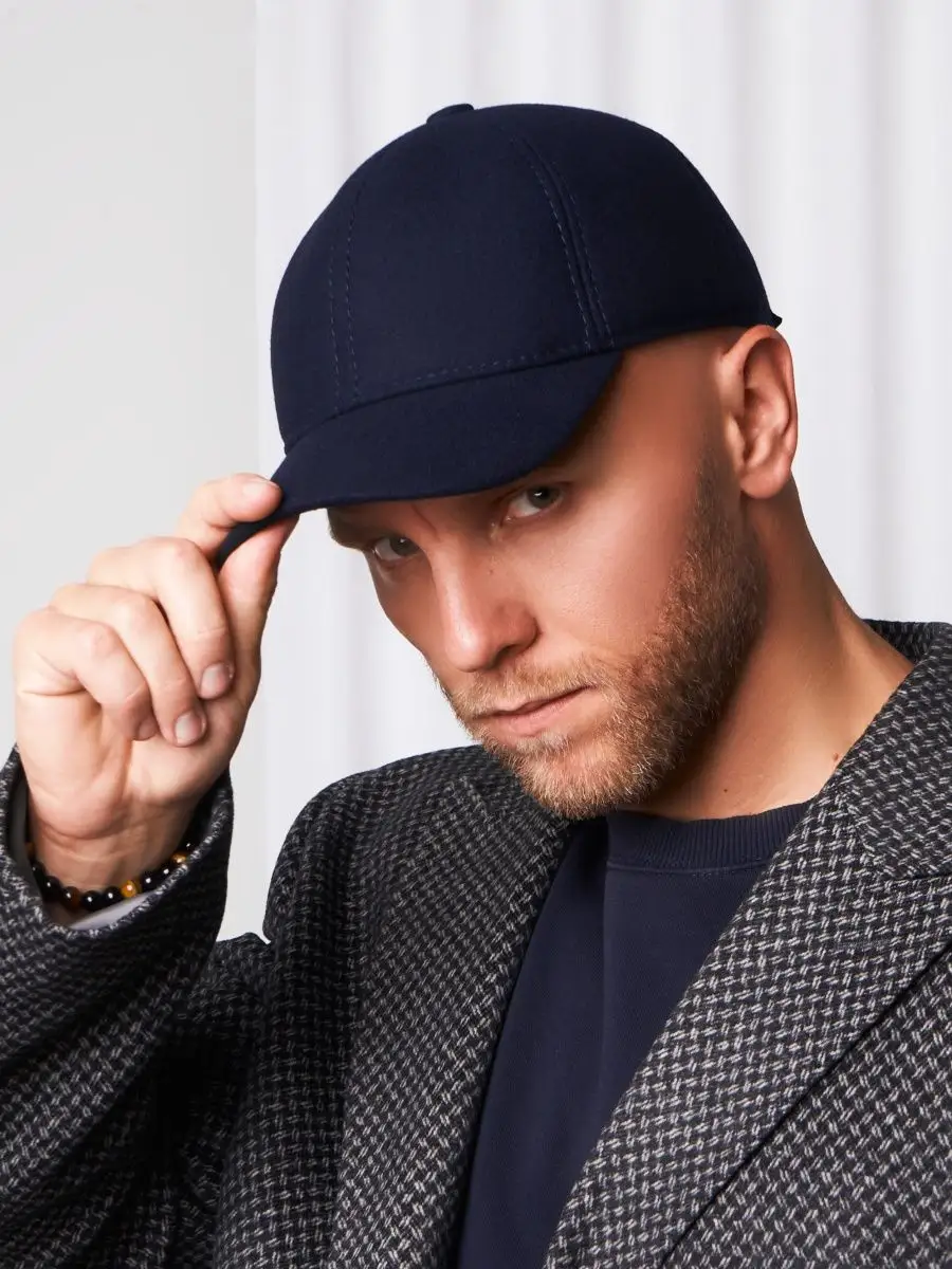 Кепка утепленная с ушками драповая