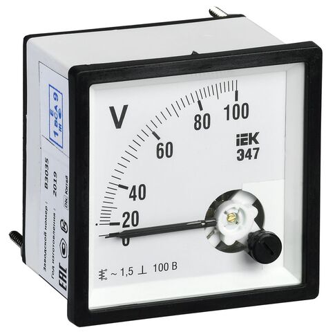 Вольтметр Э47 100В кл. точн. 1,5 96х96мм