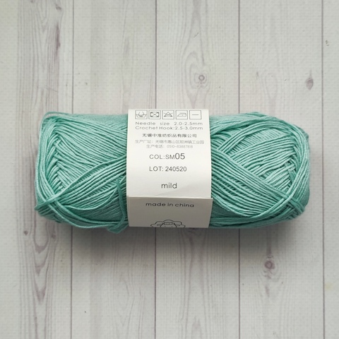 Пряжа лен-тенсель 05 лазурь