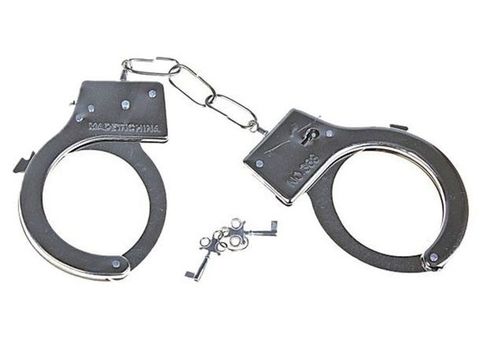 Металлические наручники с регулируемыми браслетами - Сима-Ленд 455522