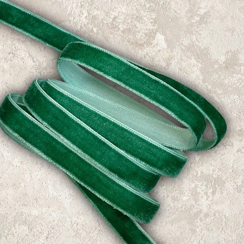 бархатная лента 1 см 