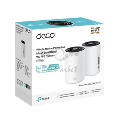 Гибридная Mesh-система TP-Link Deco PX10 Wi-Fi 6 AX1500 + AV1000, 2,4/5 ГГц, до 1501 Мбит/с, WAN/LAN 3x1Гбит/с (2-Pack) — фото 3