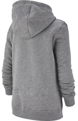 Детская толстовка Nike NSW Hoodie FZ Club B - carbon heather/smoke grey/white