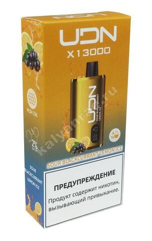 UDN X Кислая Черная Смородина Лимон Лед 13000 затяжек