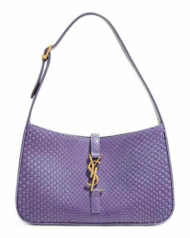 Сумка Saint Laurent Le 5 à 7 Hobo из кожи питона