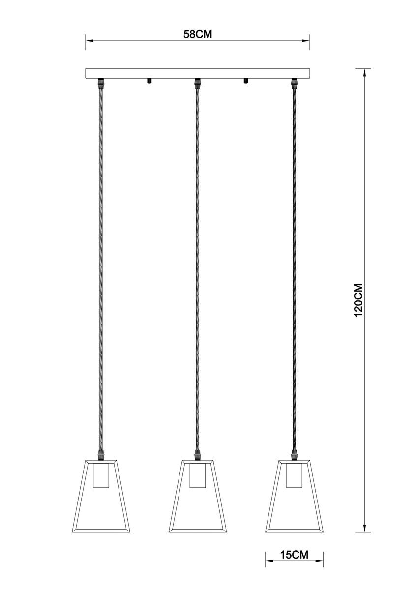 Подвесной светильник Arte Lamp Brussels A8030SP-3BK