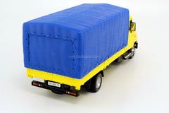 ZIL-5301 Bychok (Goby) flatbed truck yellow-blue Bauer Autobahn 1:43