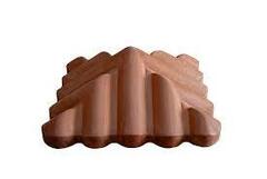 Крышка на колонну забора Черепица