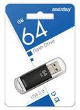 Флешка 64 GB USB 2.0 SmartBuy V-Cut (Черный)