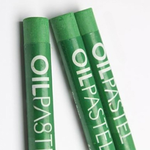 Пастель художественная масляная MUNGYO Oil Pastels Зеленый травяной №544 (3шт)