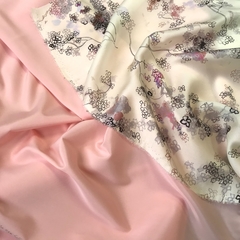 шелк крепдешин пудровый фото