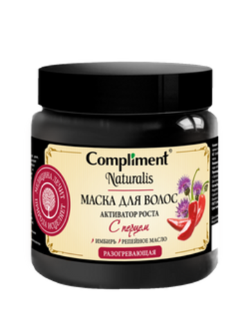 Compliment Naturalis Маска для волос с перцем Активатор роста 500 ml