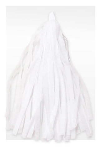 Тассел гирлянда Белый