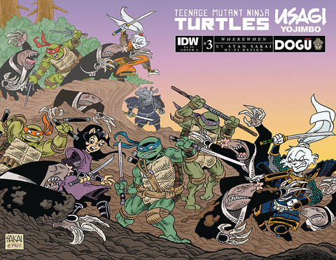 Teenage Mutant Ninja Turtles Usagi Yojimbo WhereWhen #3 (Cover A)