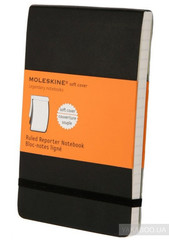 Moleskine Ruled Soft Reporter Notebook Pocket