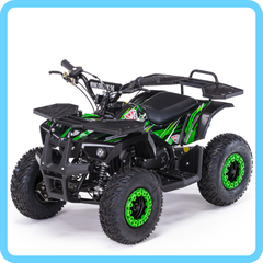 Детский бензиновый квадроцикл MOTAX ATV Х-16 PS Мини-Гризли BIG WHEEL с механическим стартером