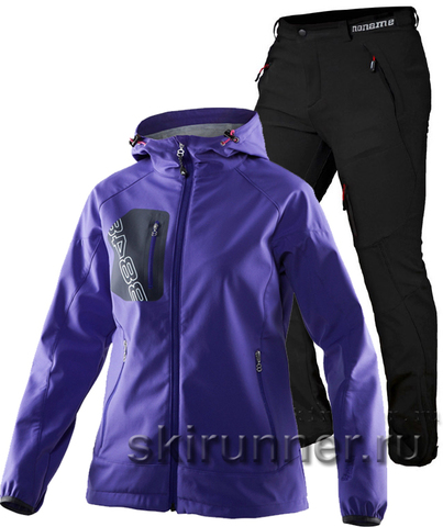 Женский лыжный утепленный костюм 8848 Altitude Jesse Softshell Noname Grassi