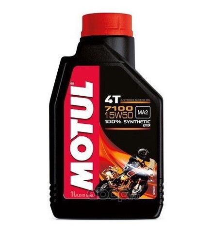 15W-50 Моторное синтетическое масло Motul 7100 4T 1L 104298