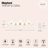 Настенный светильник Maytoni Dallas MOD547WL-13BS