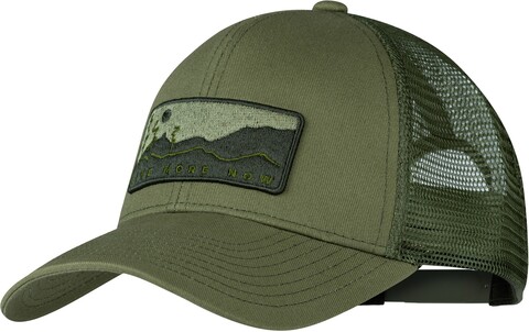 Картинка кепка Buff Explore Trucker Cap Wate Forest - 1