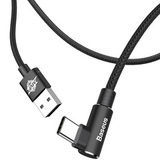 Кабель USB - Type-C 2A с Г-образным штекером Baseus (CATMVP-A01) 1м (100 см) (Черный)