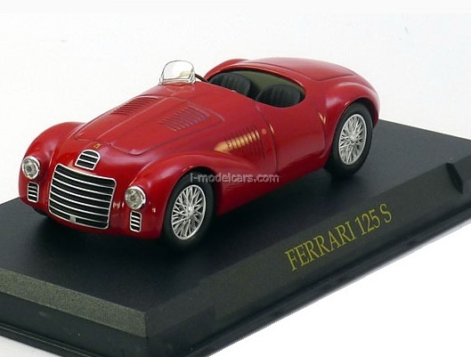 MODEL CARS Ferrari 125 S red 1:43 Eaglemoss Ferrari Collection #23