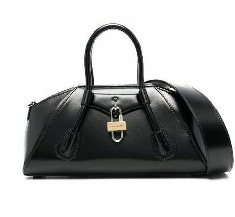 Кожаная сумка через плечо Givenchy Antigona Stretch Mini черный