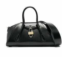 Кожаная сумка через плечо Givenchy Antigona Stretch Mini черный