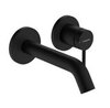 Hansgrohe 73350670 Tecturis S Смеситель для раковины, однорычажный, настенный, с изливом 16,5 см, мч
