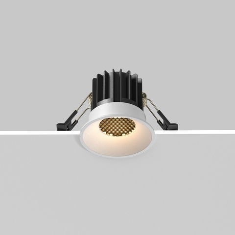 Встраиваемый светодиодный светильник Maytoni Round DL058-7W2.7K-W