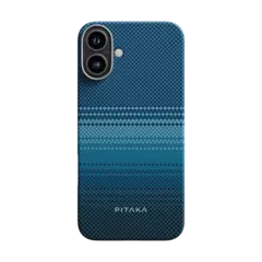 Чехол Pitaka Tactile Woven case для iPhone 16 - Moonrise (KI1601M)