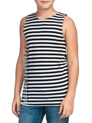 Купить черную тельняшку для ребенка - Магазин тельняшек.ру 8-800-700-93-18Детская майка-тельняшка ВМФ (черная полоса) в Магазине тельняшек