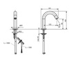 Toto Public DLE110ANE4 Кран вертикальный инфракрасный