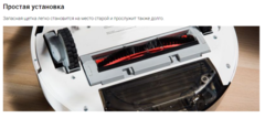 Основная щетка для Xiaomi Lydsto R1 Rolling Brush White