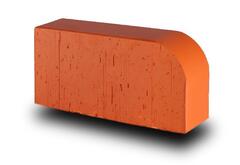 Кирпич керамический рядовой полнотелый профильный М200 NF-1 (Витебск) 330шт //