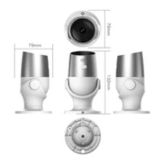 Умная Wi-Fi Камера булет 1080P mini Bullet Camera with microSD card Tuya version