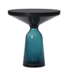 Журнальный столик Bell, Ø50х53 см, синий/черный