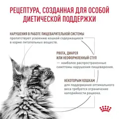 Royal Canin Gastro Intestinal Moderate Calorie GIM 35 корм-диета для кошек при нарушениях ЖКТ 350г