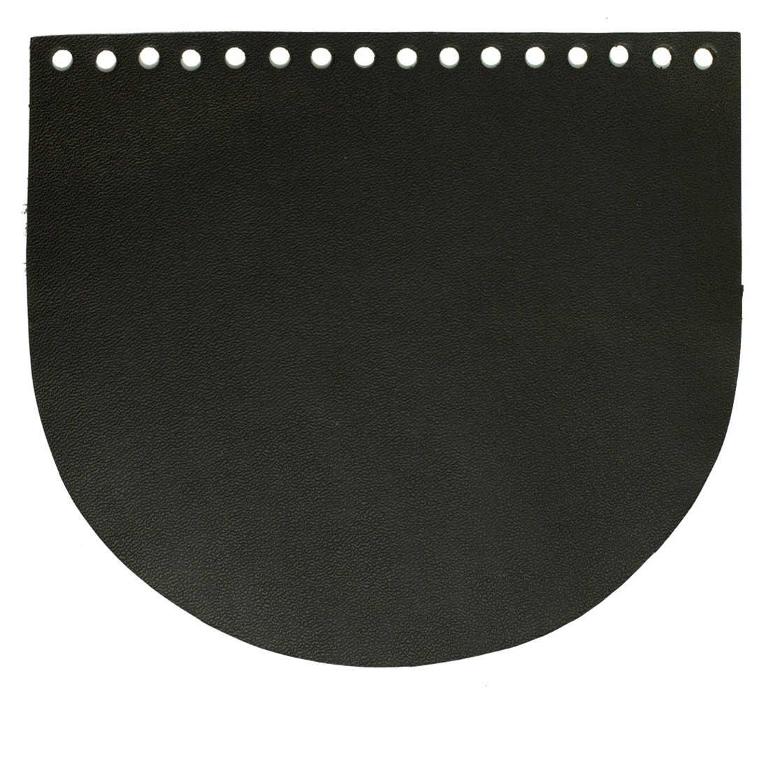 Кожаная фурнитура Клапан для сумочки кожаный черный 19 на 16 см. IMG_756311112222.jpg