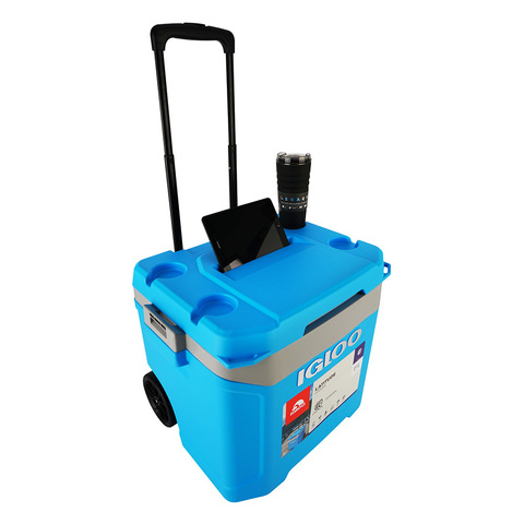 Изотермический контейнер (термобокс) Igloo Latitude 60 Roller Cyan (56 л.), синий