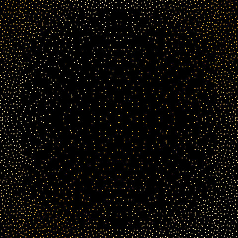 Лист односторонней бумаги с фольгированием Golden Mini Drops Black 30,5х30,5 см