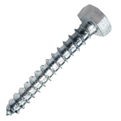 Шуруп 8,0х140мм цинк DIN571