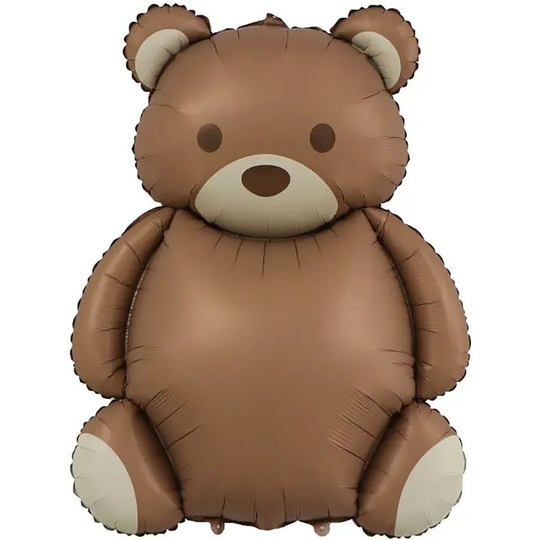 К Фигура, Медведь, Сатин, Коричневый, 35