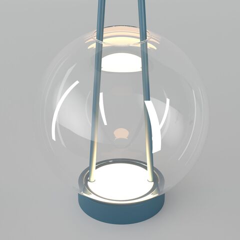 Настольная светодиодная лампа Eurosvet Frasco 80507/1 синий