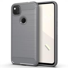 Защитный чехол серого цвета для телефона Google Pixel 4A, серия Carbon от Caseport