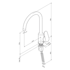 Смеситель для кухни AM.PM Like - F8007100