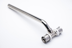 Тройник радиаторный с хромированной трубкой RIIFO Omni пресс медь 16x2,0-15Cu-16x2,0 L250