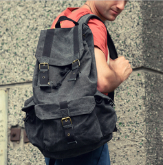 Винтажный рюкзак из ткани Virginland Vir-55 Gray