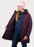 Утепленная парка Noname Wass Padded Parka Dark Rasberry женская